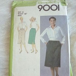 Vintage Simplicity Skirts Size 14